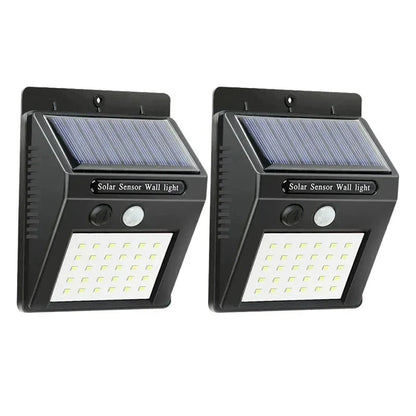 Solar-Powered Outdoor Motion Sensor LED Wall Light